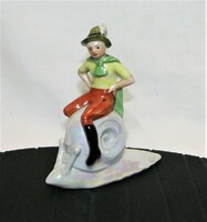 Jankó Babszem - drasche hand-painted porcelain figure