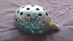 Tófej ceramic hedgehog ikebana holder