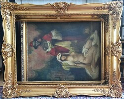 Blondel antique frame 75x100 cm, restored