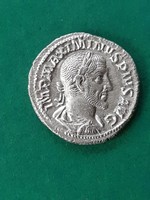 Maximinus Pius silver denarius in very good condition for its age.