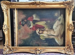 Blondel frame, 70x100 cm, restored