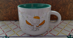 Porcelain cocoa mug snoopy