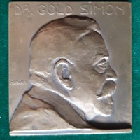 Gyula Murányi (1881-1920): dr. Gold simon plaque
