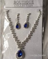 Jewelry set - earrings + necklace.