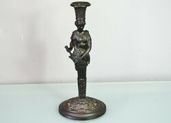 19. No. Munkácsi cast iron candle holder fortuna