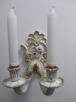 Herend victoria patterned wall candle holder/ wall lamp