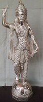 Ezüstözött, nagy Krishna szobor – 675.