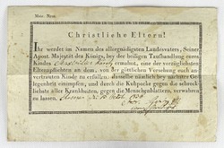 1K051 antique German vaccination certificate 1897