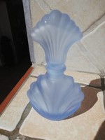 Decorative blue perfume bottle