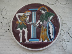 Greek mini ceramic plaque
