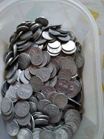Metal money 10, 20, 50 pennies