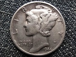 USA Mercury Dime .900 ezüst 1 dime 1944 (id41357)