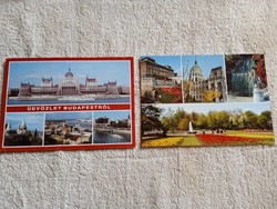 2 Color Budapest postcards circa 1990