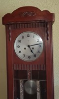 1925 Ös. f.M.S. Wall clock with key. Height: 76 cm.