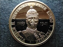 Németország II. Vilmos császár 1859-1941 32,4g 40,35 mm 1991 érem (id59870)