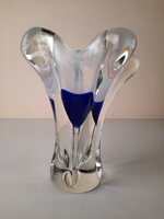 Josef Hospodka retro cseh üveg váza