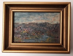 Anna vertes: mountain river, painting, framed