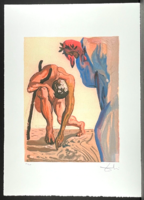 Dali világhírű alkotása - Dante illlusztráció