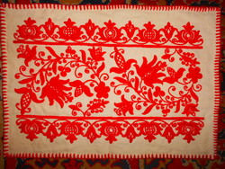 Cushion cover embroidered on Torockó linen 52 x 37 cm