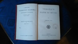 RRR! NÉMETHY GÉZA: VERGILIUS ÉLETE ÉS MŰVEI --1902  MAGYAR TUDOMÁNYOS AKADÉMIA kiadó-