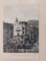 Herkulesfürdő, Laura villa, 1920 előtti képeslap, Erdély