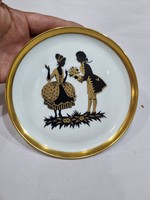 German porcelain wall plate