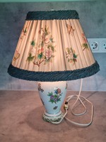 Herendi Viktória mintás porcelán lámpa ernyővel