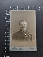 Lintner Ferencz régi vizitkártya, keményhátú fotó