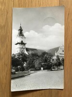 Orosháza - ev. Church postcard