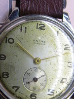 Ancre, newly chromed case, serviced, small seconds movement !!
