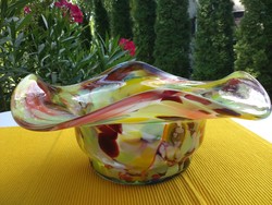 This imperio rossi giant bowl / centerpiece from Murano is fantastically beautiful