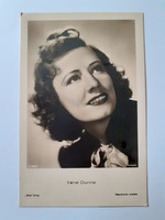 Old photo postcard of actress Irene Dunne