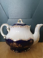 Zsolnay pompadour/pompadúr 1, gold-plated teapot, perfect, never used
