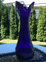 Jan beranek czech skrdlovice blue giga size vase 1950-1960