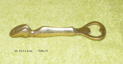 Copper horseshoe-shaped beer opener, opener