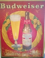 Budweiser Advertising Placard 168 #34