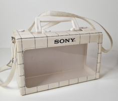 Vintage Sony hordozható audió kazetta tartó