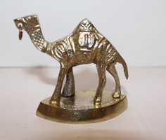 Mini copper camel sculpture