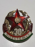 Ornament review 1945 - 1975 30 years enamelled metal badge
