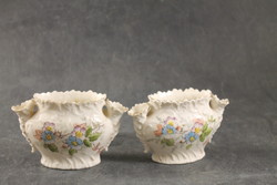 Antique porcelain flower pots 680