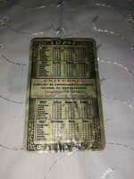 1927 fém naptár