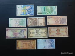 10 darab külföldi bankjegy LOT ! 14