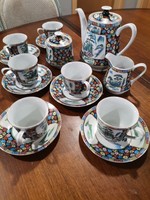 Beautiful, hand-painted 6-person Chinese tea set. Negotiable!
