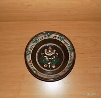 Juried glazed ceramic wall plate 19 cm (n)