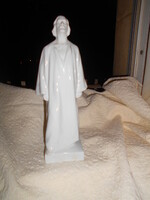 Herendi porcelán-Jézus -fehér vitrin figura 30 cm