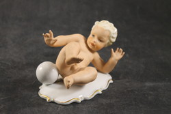 Schaubachkunst porcelain ball-playing child 683