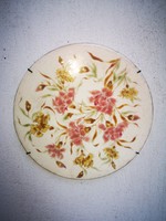 Antique xix century, Zolnay wall plate bowl .Family seal, Teresa, Juliet, Nicholas, centerpiece, serving