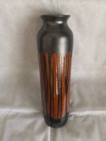 37 cm-es, nagyméretű retro kerámia váza