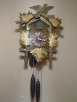 Fantasztikus Szu. kakukkos óra a 80.as évekből ,szép tok ,szervizelt szerkezet .