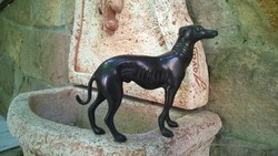 Greyhound bronze statue flawless good piece